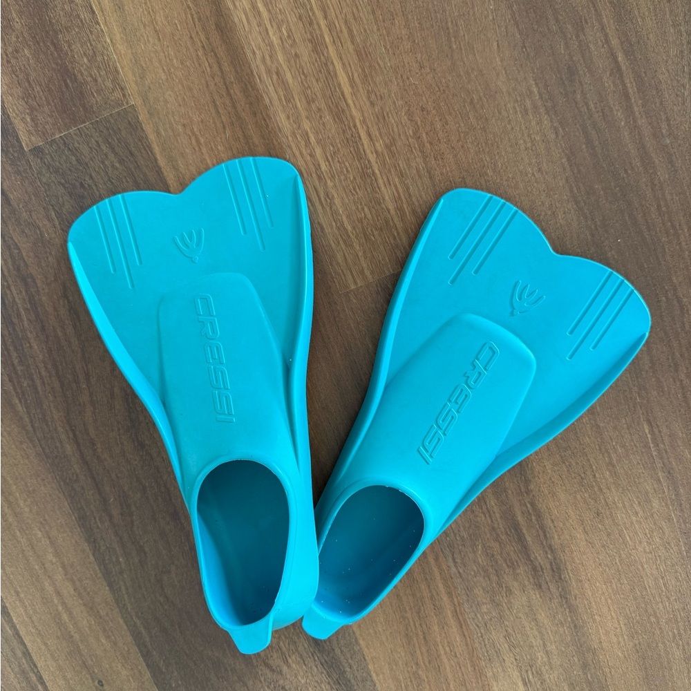 Mini Light Blue Swim Fins